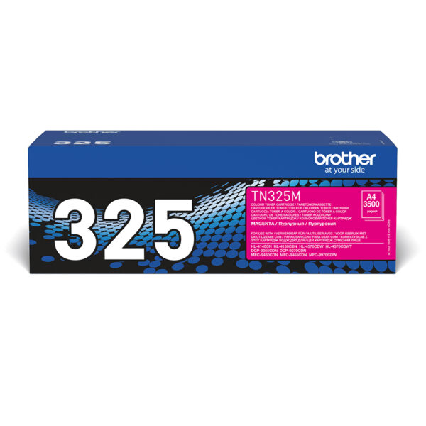 Brother TN-325M tonercartridge 1 stuk(s) Origineel Magenta