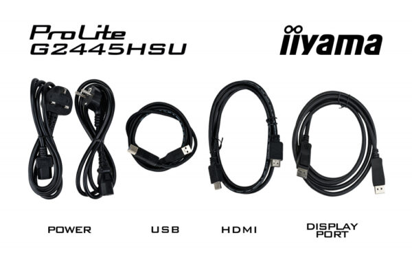 iiyama G-MASTER G2445HSU-B2 computer monitor 61 cm (24") 1920 x 1080 Pixels Full HD LCD Zwart - Afbeelding 13