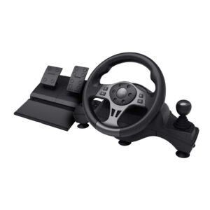 Trust GXT 289 Movi Zwart USB Stuurwiel + pedalen Nintendo Switch, PlayStation 4, Xbox One S, Xbox One X, Xbox Series S, Xbox Ser