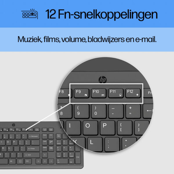 HP 150 Wired Keyboard - Afbeelding 9