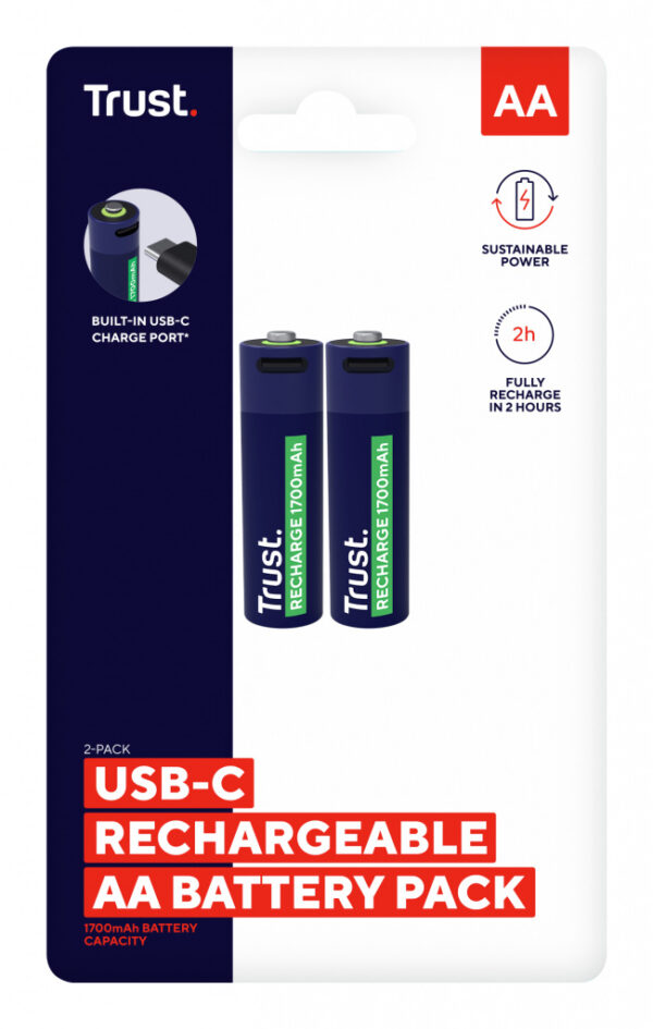 Trust 25584 huishoudelijke batterij Oplaadbare batterij AA - Afbeelding 5