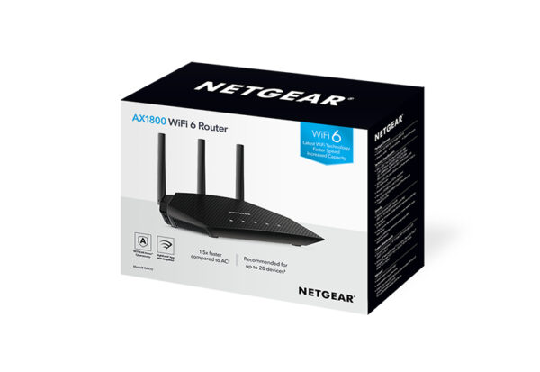 NETGEAR Nighthawk 4-Stream AX1800 WiFi 6 Router (RAX10) - Afbeelding 5