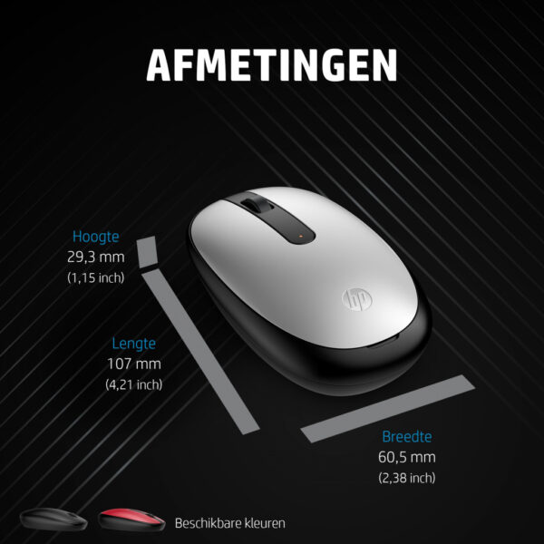 HP 240 Bluetooth-muis, Lunar White - Afbeelding 2