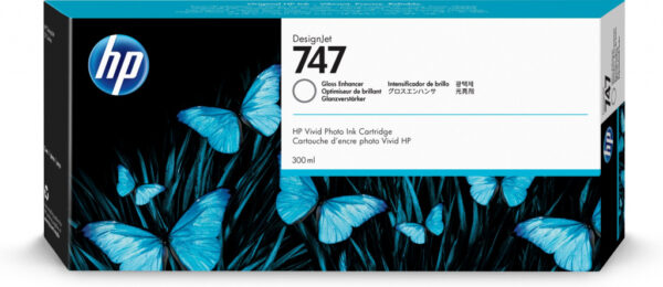HP 747 glansverhogende DesignJet inktcartridge, 300 ml