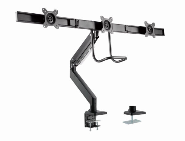 Gembird MA-DA3-03 flat panel bureau steun 68,6 cm (27") Zwart - Afbeelding 2