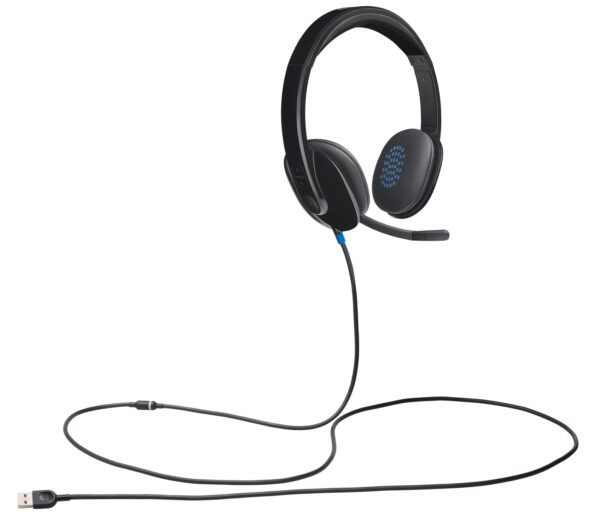Logitech H540 USB Computer Headset Met high-definition geluid en knoppen op het oorstuk - Afbeelding 4