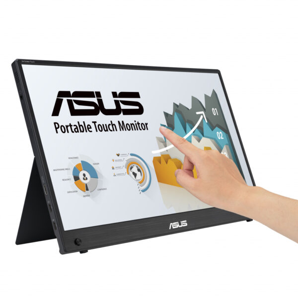 ASUS ZenScreen MB16AHT computer monitor 39,6 cm (15.6") 1920 x 1080 Pixels Full HD Touchscreen Zwart - Afbeelding 5