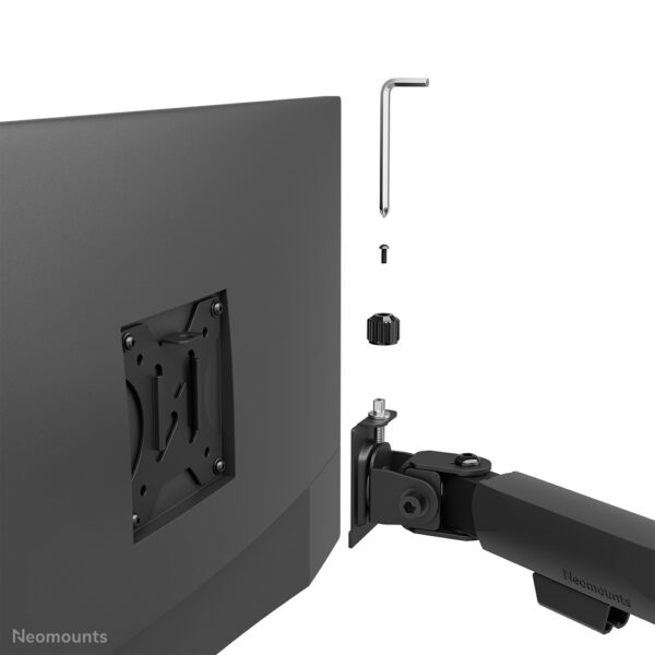 Neomounts DS60-600BL2 Monitorarm 10-32" - Quick-fix - 180°-stop - Afbeelding 11