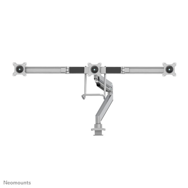 Neomounts NM-D775DX3SILVER Monitorarm 17-27" - gasveer - Topfix - 180°-stop - Afbeelding 3