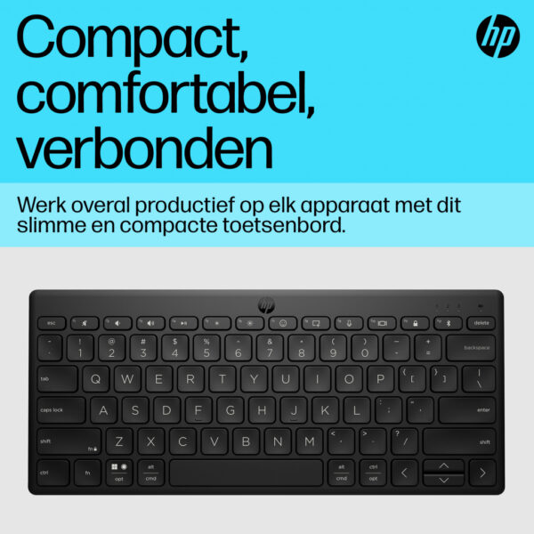 HP 350 Compact Multi-Device Bluetooth Keyboard - Afbeelding 2