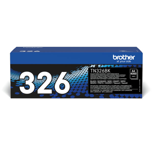 Brother TN-326BK tonercartridge 1 stuk(s) Origineel Zwart