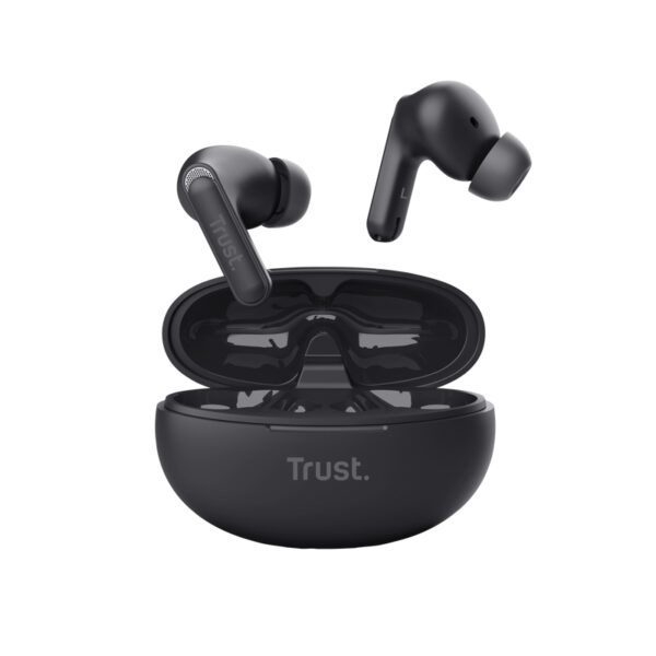 Trust Yavi Headset True Wireless Stereo (TWS) In-ear Oproepen/muziek USB Type-C Bluetooth Zwart - Afbeelding 8