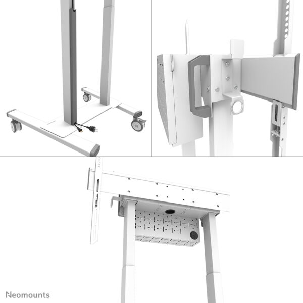 Neomounts FL55-875WH1 TV trolley 55-100" - gemotoriseerd - TÜV - Afbeelding 10