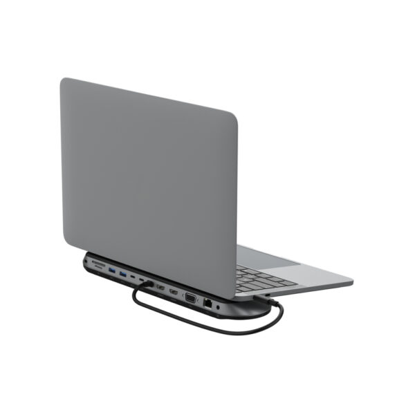Belkin INC014BTSGY laptop dock & poortreplicator Bedraad USB 3.2 Gen 2 (3.1 Gen 2) Type-C Zwart, Grijs - Afbeelding 3