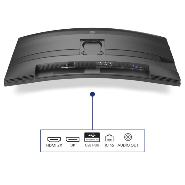 Philips 5000 series 34B2U5600C/00 computer monitor 86,4 cm (34") 3440 x 1440 Pixels Dual QHD LCD Grijs - Afbeelding 9