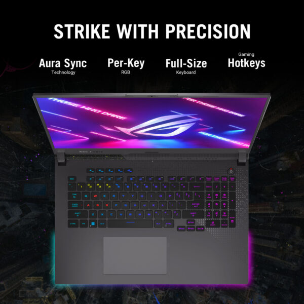 ASUS ROG Strix G17 G713PI-HX130W AMD Ryzen™ 9 7940HX Laptop 43,9 cm (17.3") Full HD 16 GB DDR5-SDRAM 1 TB SSD NVIDIA GeForce RTX - Afbeelding 17