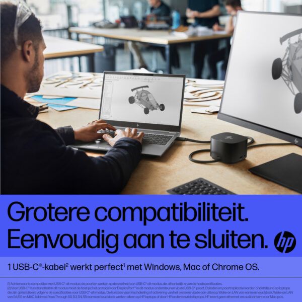 HP Thunderbolt Dock 280W G4 met combokabel - Afbeelding 5