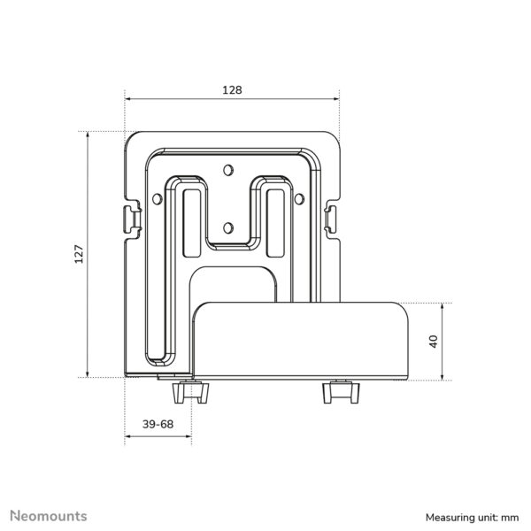 Neomounts AWL-450BL Mediaspeler houder - universeel - Afbeelding 11