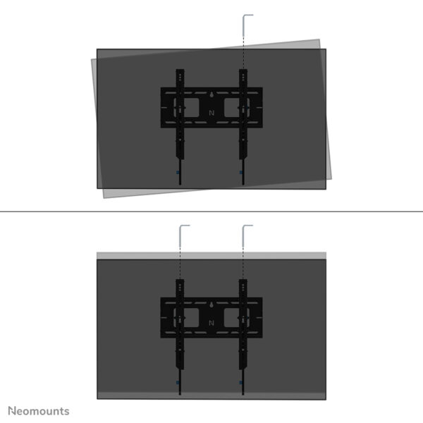 Neomounts WL35-750BL14 Heavy duty muurbeugel 32-75" - kantelbaar - vergrendelbaar - snelle installatie - TÜV - Afbeelding 11