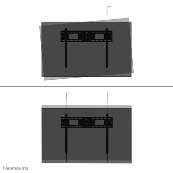 Neomounts WL35-750BL18 Heavy duty muurbeugel 43-98" - kantelbaar - vergrendelbaar - snelle installatie - TÜV - Afbeelding 11
