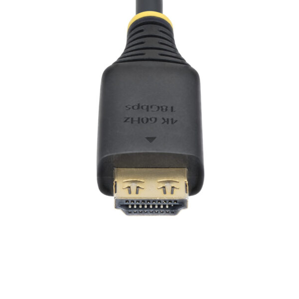 StarTech.com 1,8m High Speed HDMI Kabel met Grip Connectors, 4K 60Hz/1440p 144Hz, HDR10/HDCP 2.2/ARC, 18Gbps, UHD HDMI 2.0 Kabel - Afbeelding 5