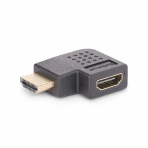 StarTech.com Haakse HDMI 2.0 Adapter, Male naar Female, Horizontale 90 Graden Haakse HDMI adapter, HDMI Port Saver, 4K 60Hz, Hig