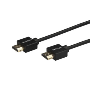 StarTech.com 2m Dunne HDMI 2.0 Kabel, 4K High Speed HDMI Kabel met Ethernet, 4K 60Hz HDR10, UHD HDMI Kabel, M/M Gripping Connect