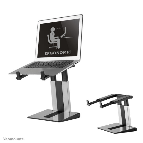 Neomounts NSLS200 Laptopstandaard 10-17" - hoogteverstelbaar - opvouwbaar - compact - universeel