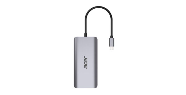 Acer 12-in-1 Type-C Dongle Bedraad USB 3.2 Gen 1 (3.1 Gen 1) Type-C Zilver - Afbeelding 5