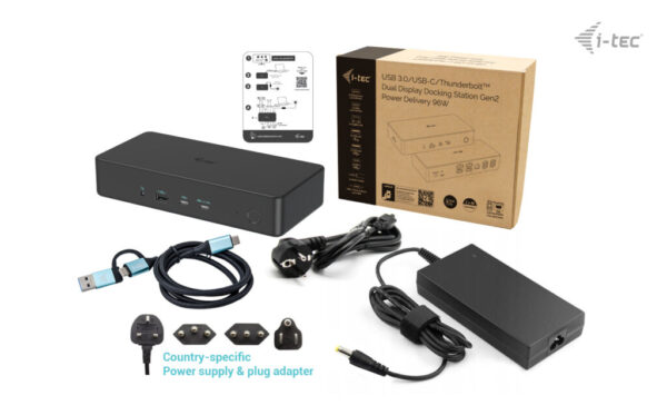 i-tec USB3.0/USB-C/Thunderbolt 3 Dual 4K - Afbeelding 4