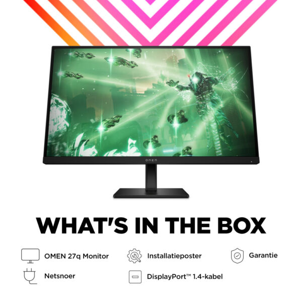 OMEN by HP 27 inch QHD 165 Hz gamingmonitor - OMEN 27q - Afbeelding 2