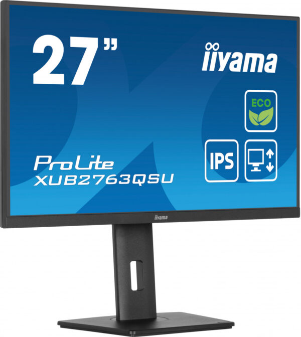 iiyama ProLite XUB2763QSU-B1 computer monitor 68,6 cm (27") 2560 x 1440 Pixels Full HD LED Zwart - Afbeelding 6