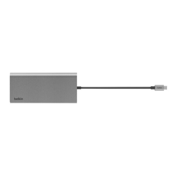 Belkin INC015BTSGY-CZ laptop dock & poortreplicator Bedraad USB 3.2 Gen 1 (3.1 Gen 1) Type-C Aluminium - Afbeelding 3