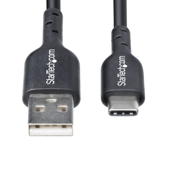 StarTech.com 2m USB-A naar USB-C Laadkabel, USB-A naar Type-C Oplaadkabel, 3A Fast Charge, USB 2.0 Data Transfer Kabel, TPE Mant - Afbeelding 6