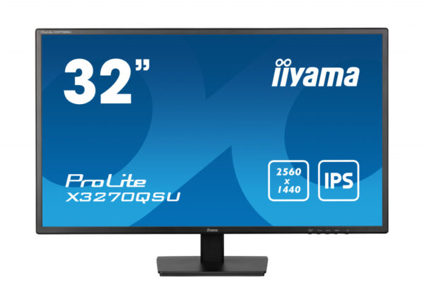 iiyama ProLite X3270QSU-B1 computer monitor 81,3 cm (32") 2560 x 1440 Pixels Wide Quad HD LED Zwart