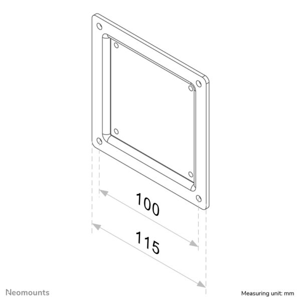 Neomounts FPMA-VESA100 VESA-adapter 10-30" - Afbeelding 2