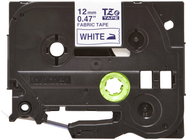 Brother TZE-FA3 labelprinter-tape Blauw op wit - Afbeelding 2