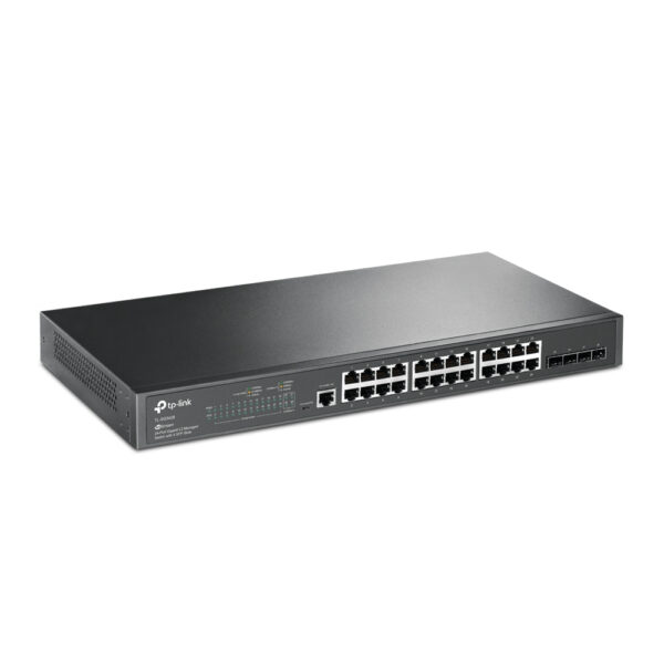 TP-Link JetStream TL-SG3428 netwerk-switch Managed L2/L3 Gigabit Ethernet (10/100/1000) 1U Zwart - Afbeelding 4
