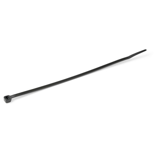 StarTech.com 25 cm Zwarte Kabelbinders 4 mm Breed, 68 mm Bundeldiameter, 22 kg Treksterkte Zelfsluitende Snelbinders uit Nylon m - Afbeelding 2