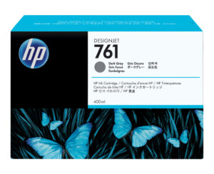 HP 761 donkergrijze DesignJet inktcartridge, 400 ml
