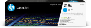HP 219X originele high-capacity cyaan LaserJet-tonercartridge