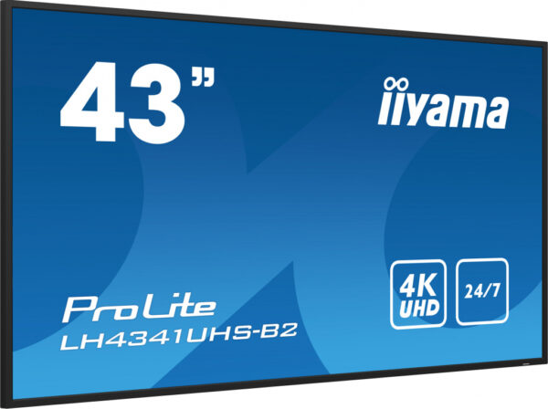 iiyama LH4341UHS-B2 beeldkrant 108 cm (42.5") LCD 500 cd/m² 4K Ultra HD Type processor Android 8.0 18/7 - Afbeelding 3