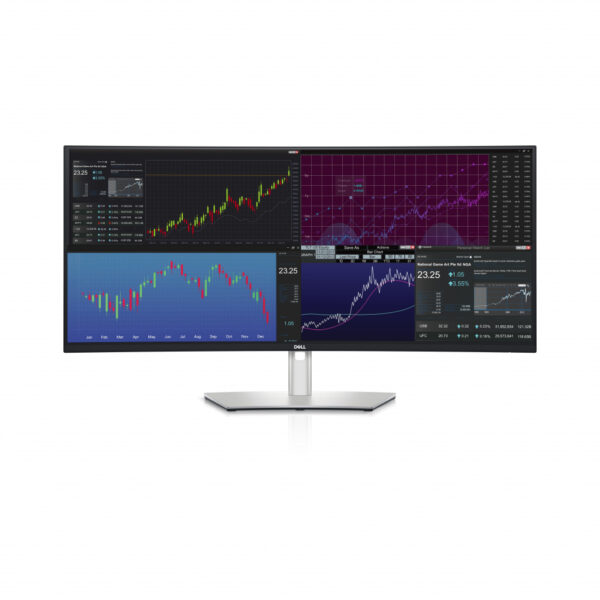 DELL UltraSharp U3824DW LED display 95,2 cm (37.5") 3840 x 1600 Pixels Wide Quad HD+ LCD Zwart, Zilver - Afbeelding 2