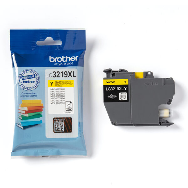 Brother LC3219XLY inktcartridge 1 stuk(s) Origineel Geel - Afbeelding 2