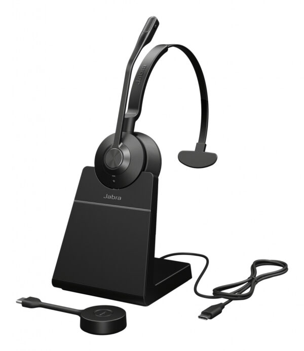 Jabra Engage 55 SE Headset Draadloos Hoofdband Kantoor/callcenter Zwart