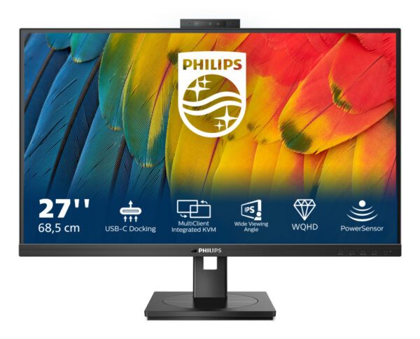 Philips 5000 series 27B1U5601H/00 LED display 68,6 cm (27") 2560 x 1440 Pixels Quad HD LCD Zwart - Afbeelding 4