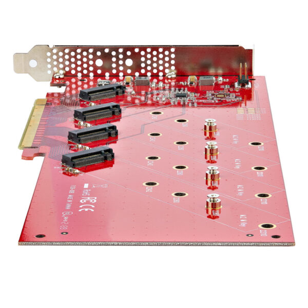 StarTech.com QUAD-M2-PCIE-CARD-B interfacekaart/-adapter Intern M.2 - Afbeelding 4