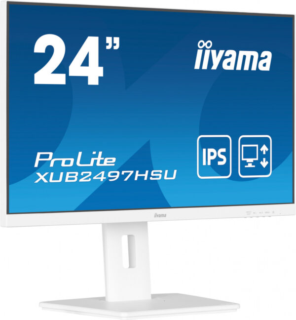 iiyama ProLite XUB2497HSU-W2 computer monitor 60,5 cm (23.8") 1920 x 1080 Pixels Full HD LED Wit - Afbeelding 3