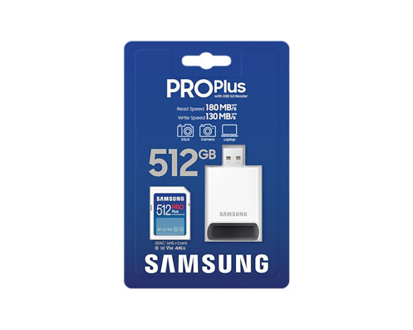 Samsung PRO Plus MB-SD512SB/WW flashgeheugen 512 GB SDXC UHS-I - Afbeelding 8
