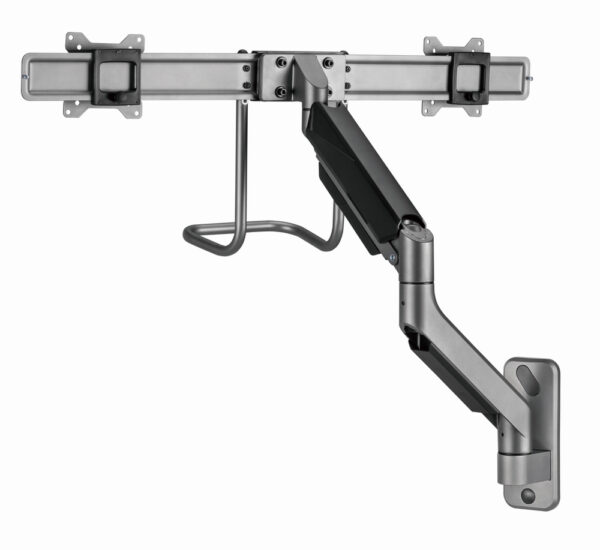 Gembird Laikiklis Adjustable wall 2-display mounting arm 17-32inch iki 8kg - Afbeelding 3
